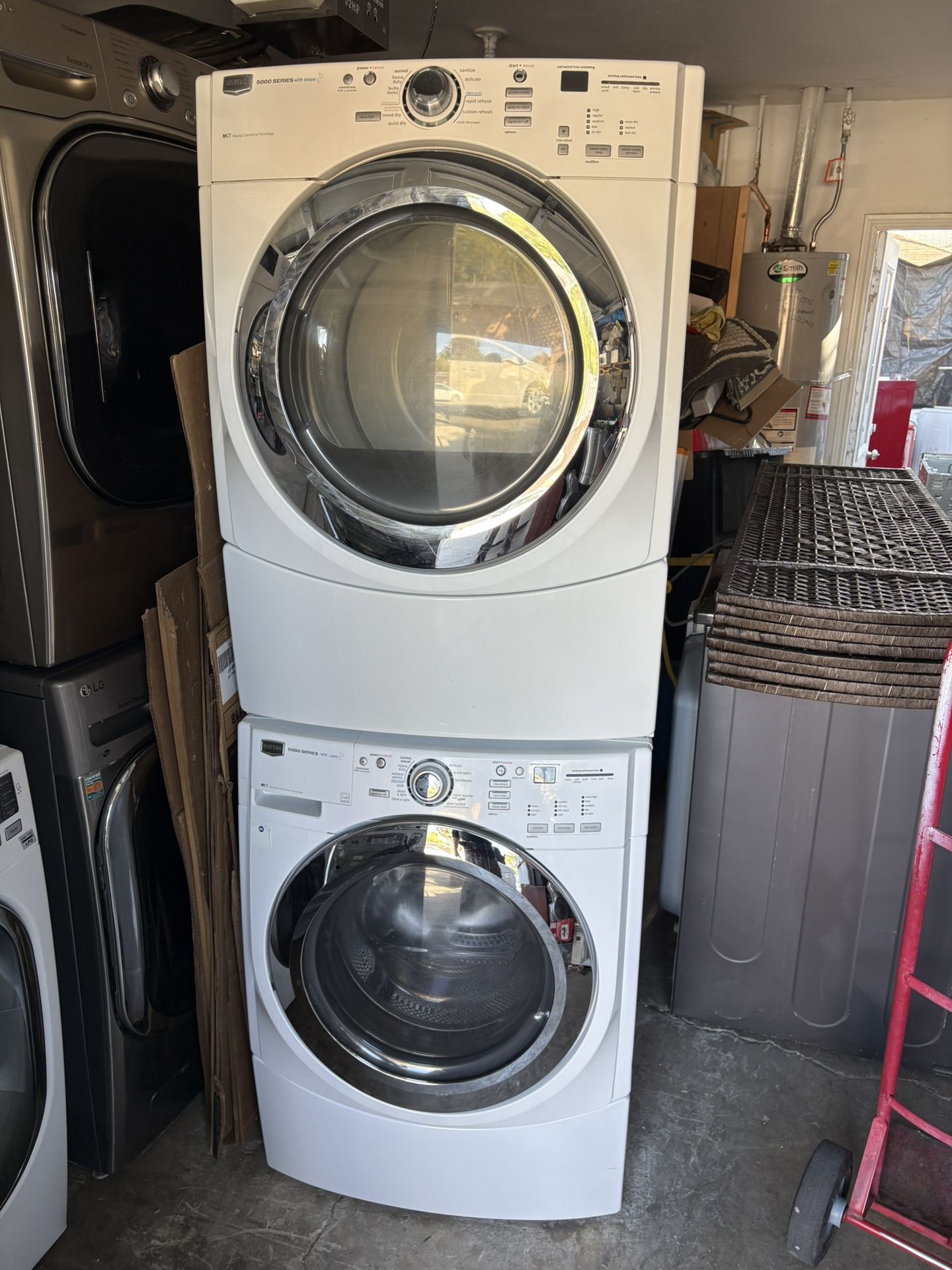 Maytag Stackable Washer And Gas Dryer