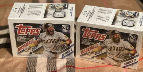 2 TOTAL FACTORY SEALED BLASTER BOXES of 2021 TOPPS BASEBALL SERIES 2 MLB for $75, Or $40 Each. 99 Cards Per Box. AUTOS & INSERTS. Special parallels