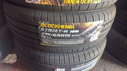 215/65/15 Blackhawk tires 🛞