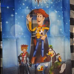 Kingdom Hearts 3 Fabric Poster (BRAND NEW)