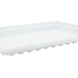 RV Shower Pan 36" x 24" x 5" Right Drain in White