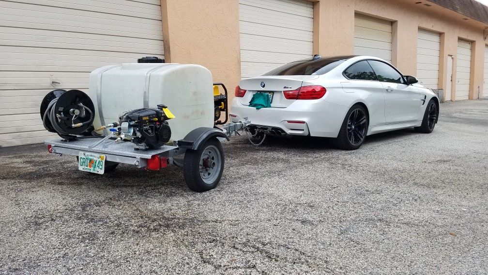 CAR WASH EQUIPMENT WITH TRAILER