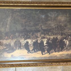Custom Framed Print Of  " The Bear Dance " by William Beard