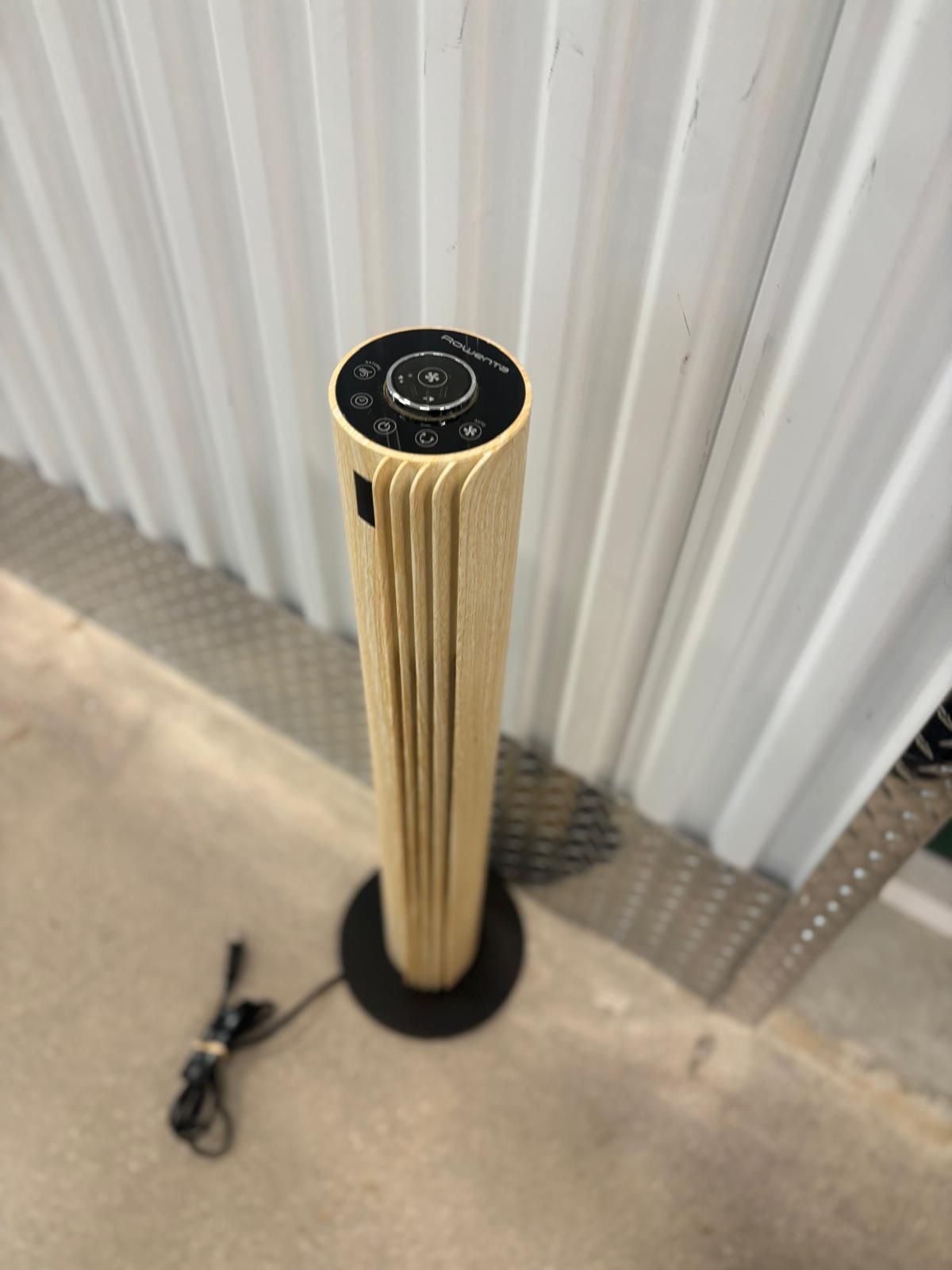 Rowenta Tower fan urban cool silent tower oscillating 3 speed with remote control $50