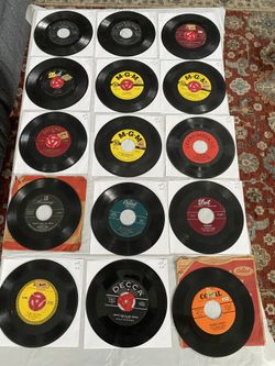 Records On 45’s Of Music Of The 50’s