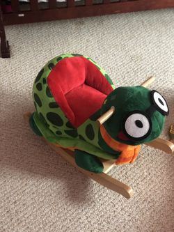 Rocking Turtle wooden