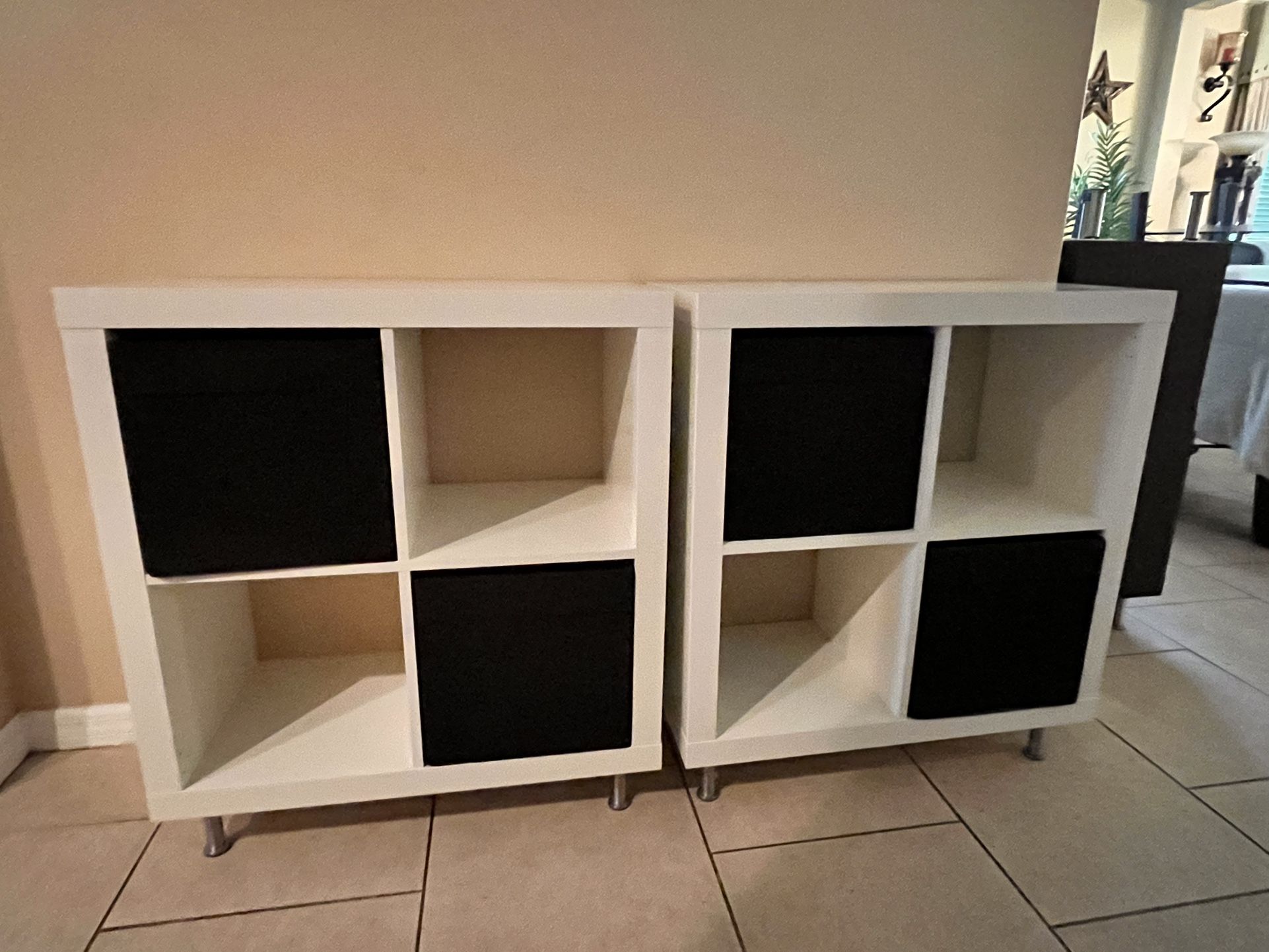 2 Cube Shelves