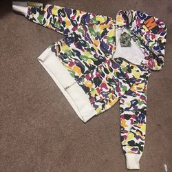 BAPE Men’s Multi-Color Hoodie
