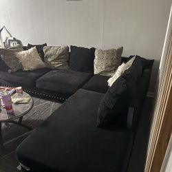 Black Sectional Couch