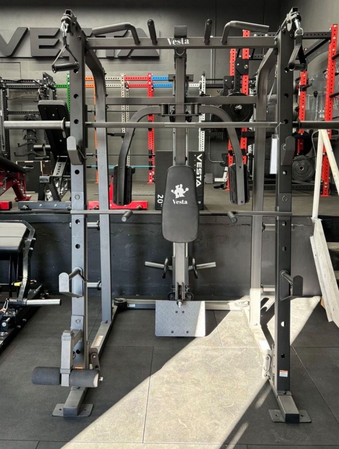 Smith Machine With Bench
