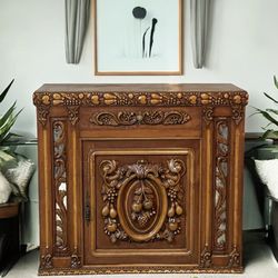 Antique Wood Cabinet 