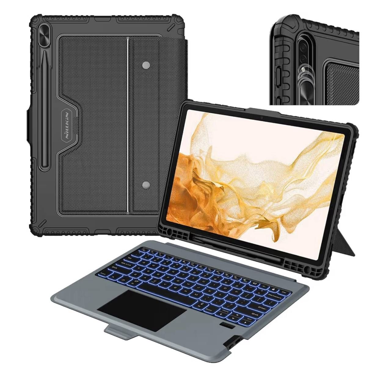 Nillkin for Samsung Galaxy S7 FE/ S7+ Plus/ S8+ Plus 12.4 Inch Keyboard Case