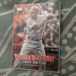 Welcome to the show Joey votto card