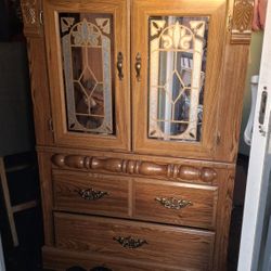 Bedroom Armoire With 2 Drawers