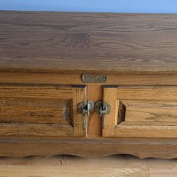 Antique White Clad Solid Oak Coffee Table