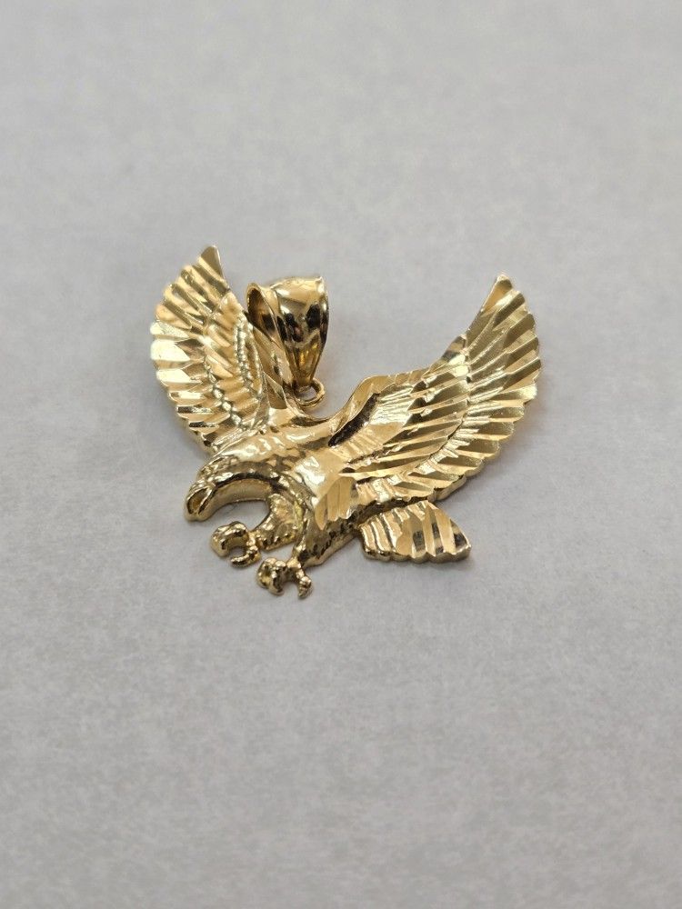 14kt Gold Eagle Charm