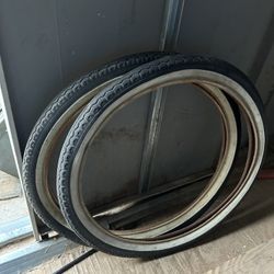 White Wall Bike Tires 20 inch