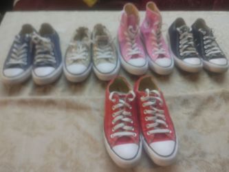 5 pairs of Converse All-Star Sneakers-$50.00