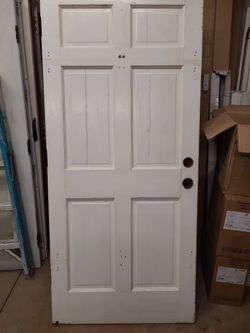 Exterior Door 36 ×80 Solid Wood 