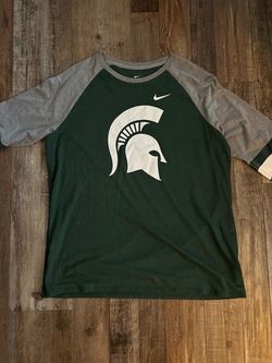 Nike Michigan State Spartans Raglan T-Shirt size 2xl