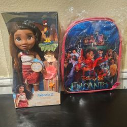 Muneca Y Mochila  De Nina