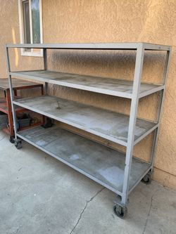 Industrial Shelve On Wheels