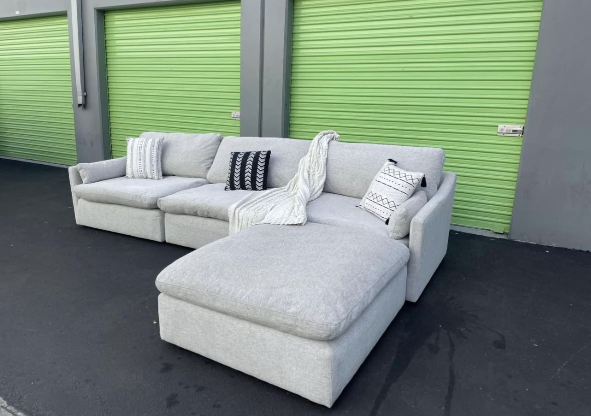 Light Grey Cloud Sectional