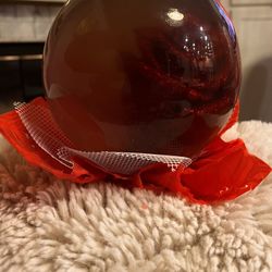 Clear Red Rose Bowling Ball