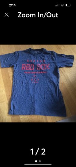 Boston Red Sox Genuine Merchandise Blue Red Boys Kids T-shirt Size L