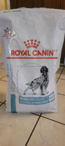 Pending pickup - 17lb bag FREE: Royal Canin Hydrolyzed Protein HP Veterinary Dog Food (Opened/New)