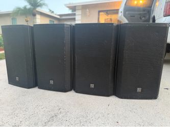 Zlx 15 inch powered speakers 4 x