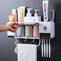 Multifunctional Toothbrush Organizer 