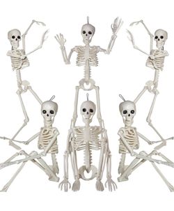6 Packs Halloween Skeletons