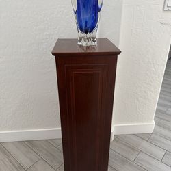 Elegant  Bombay Co. Storage Tower & Display Pedestal - Easy Fix!