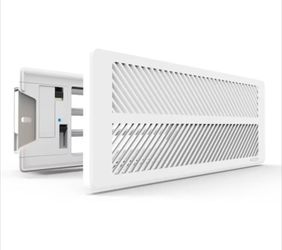 Keen Home 4"x12" Abs Resin Herringbone Sidewall/Ceiling Smart Register Vent NIP