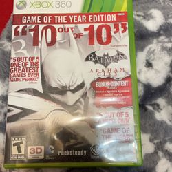 Xbox 360 Batman Game