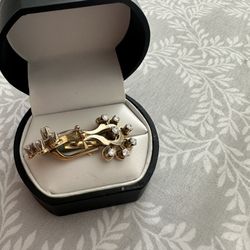 Earrings Yellow Gold 14k With Diamonds