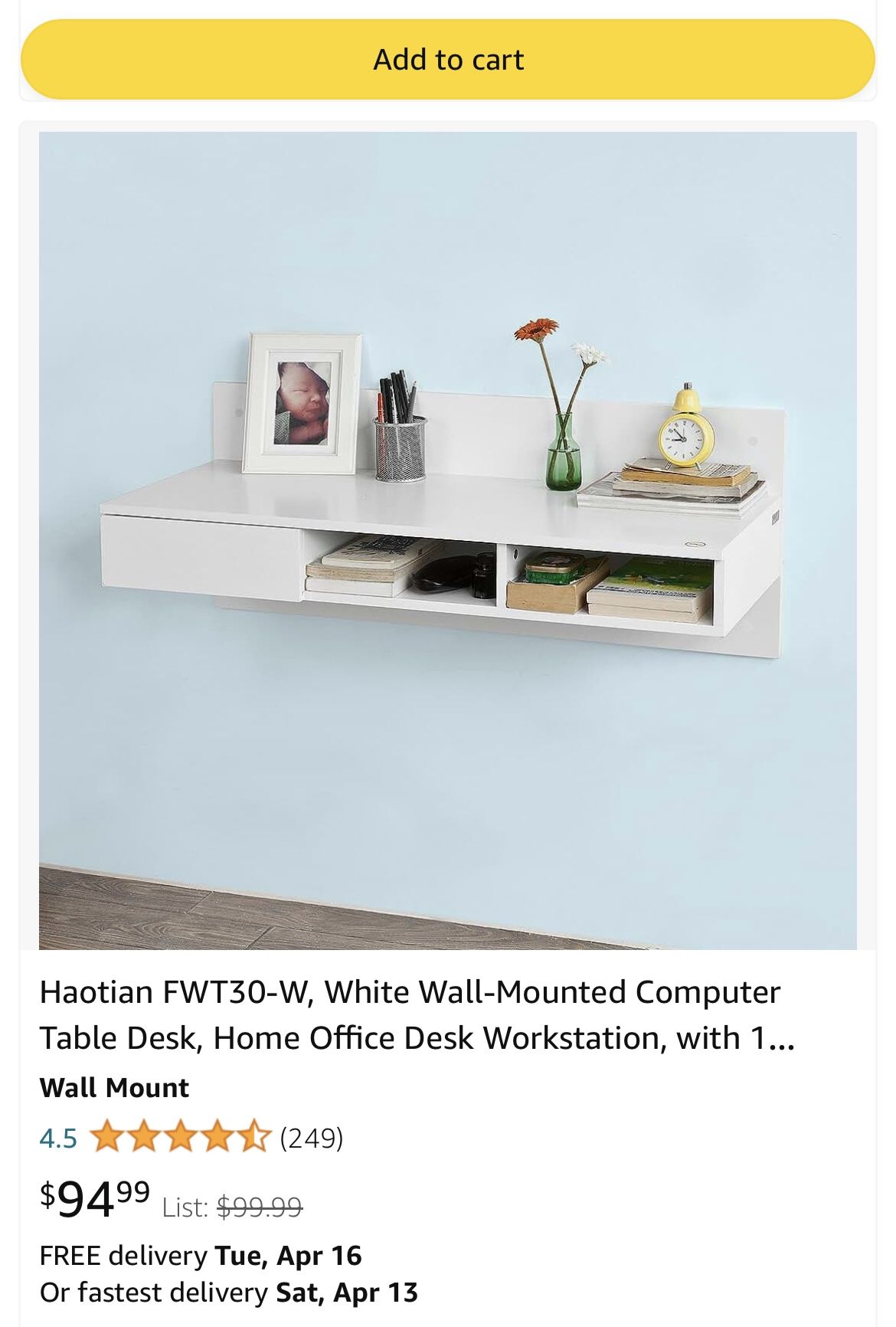 Shelf Desk (white)