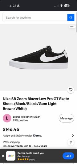 Nike SB Zoom Blazer Low Pro GT Skate Shoes