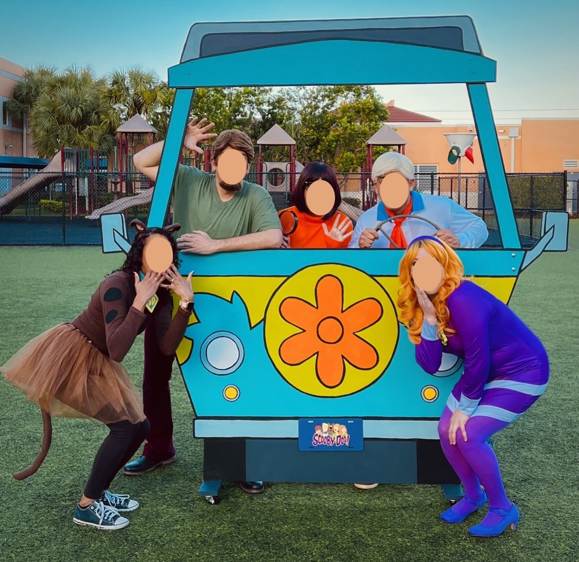 Custom Scooby Doo Mystery Machine Photo Booth Prop Backdrop for Sale in