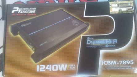 Performance Teknique 1240 Watt 4 Channel Amplifier