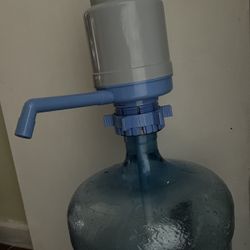 Water Bottle And Pump