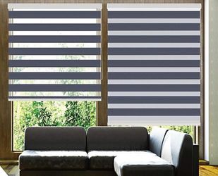 Zebra shade fabrics