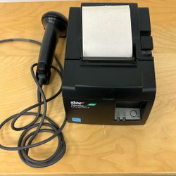 POS Star Tsp100 Printer & Symbol Tech Barcode Scanner
