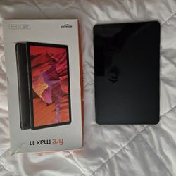 New FIRE MAX 11 TABLET BY AMAZON COMPLETE WITH WARRANTY