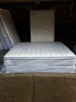 New king size mattress set delivered