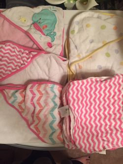 Baby towels and washcloths