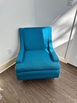 Mid century modern accent chair