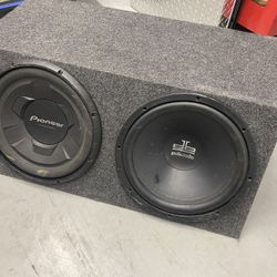 Bocinas De 10 Con Su Caja