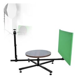  Rotating Camera Platform 360° Panoramic Shooting Platform Rotating Camera Slider Multi-angle Adjustable Photography Platform for Photog